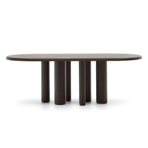 Orion 220cm Dining Table in Dark Walnut