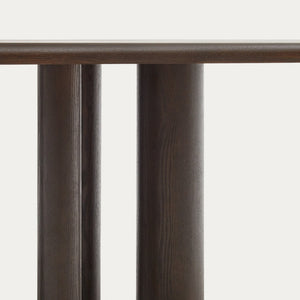 Orion 220cm Dining Table in Dark Walnut