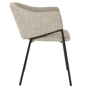 Alora Fabric Dining Chair in Beige