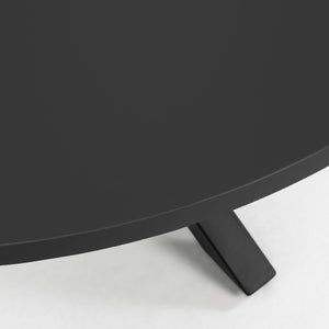 Xander 120cm Dining Table in Black/Black