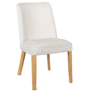 Caleb Fabric Dining Chair in Natural/Pearl