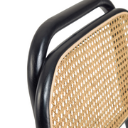 Alana Fabric Kitchen Bar Stool in Black
